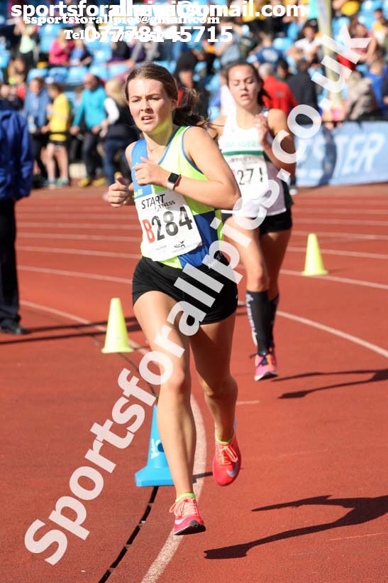 Womens under-17s  Northern 3 Stage Road Relay, SportsCity, Manchester. Photo: David T. Hewitson/Sports for All Pics